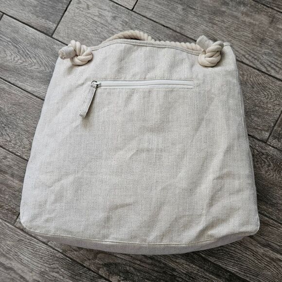 J. Jill Flax Sparkle Canvas Tote Bag - Picture 14 of 14